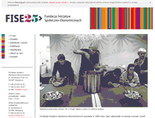 Tablet Screenshot of fise.org.pl